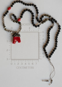 Coral Talisman Mala Necklace by Atelier 363, photo e