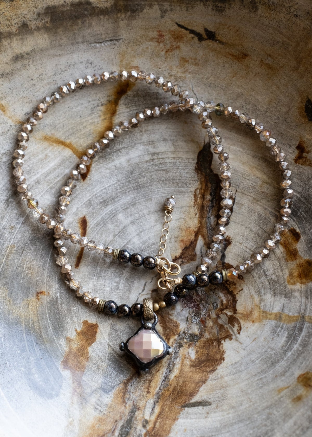 Clover of Light Necklace by Atelier 363, photo a