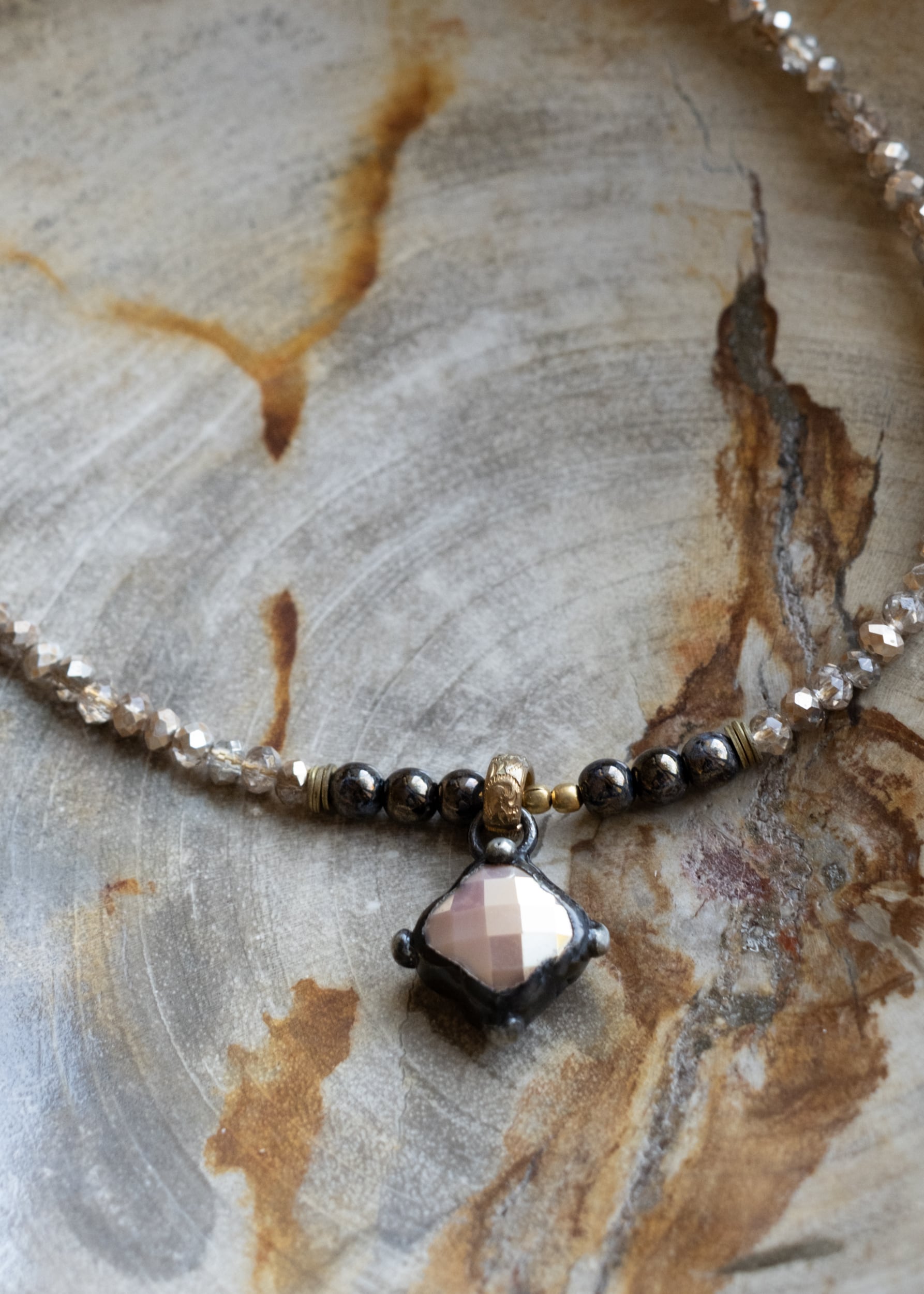 Clover of Light Necklace by Atelier 363, photo c