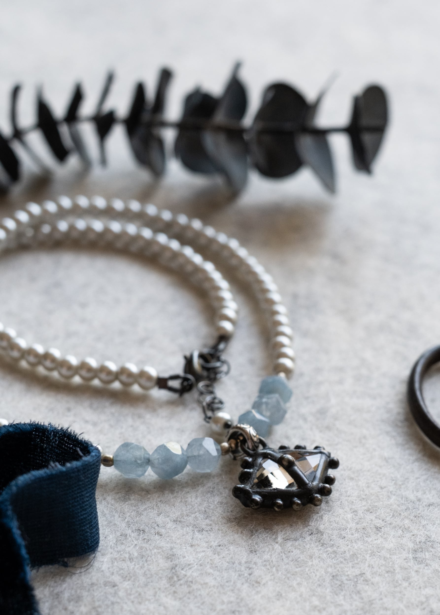 Luminous Eye Talisman Necklace by Atelier 363, photo b