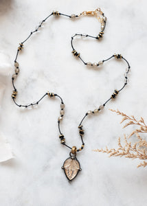 Whispers of Time Vintage Glass Necklace by Atelier 363, photo b