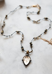 Whispers of Time Vintage Glass Necklace by Atelier 363, photo a