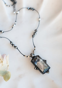 Reflections of Time Mirror Glass Necklace by Atelier 363, photo c