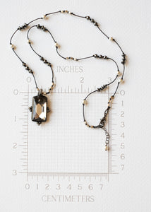 Reflections of Time Mirror Glass Necklace by Atelier 363, photo d
