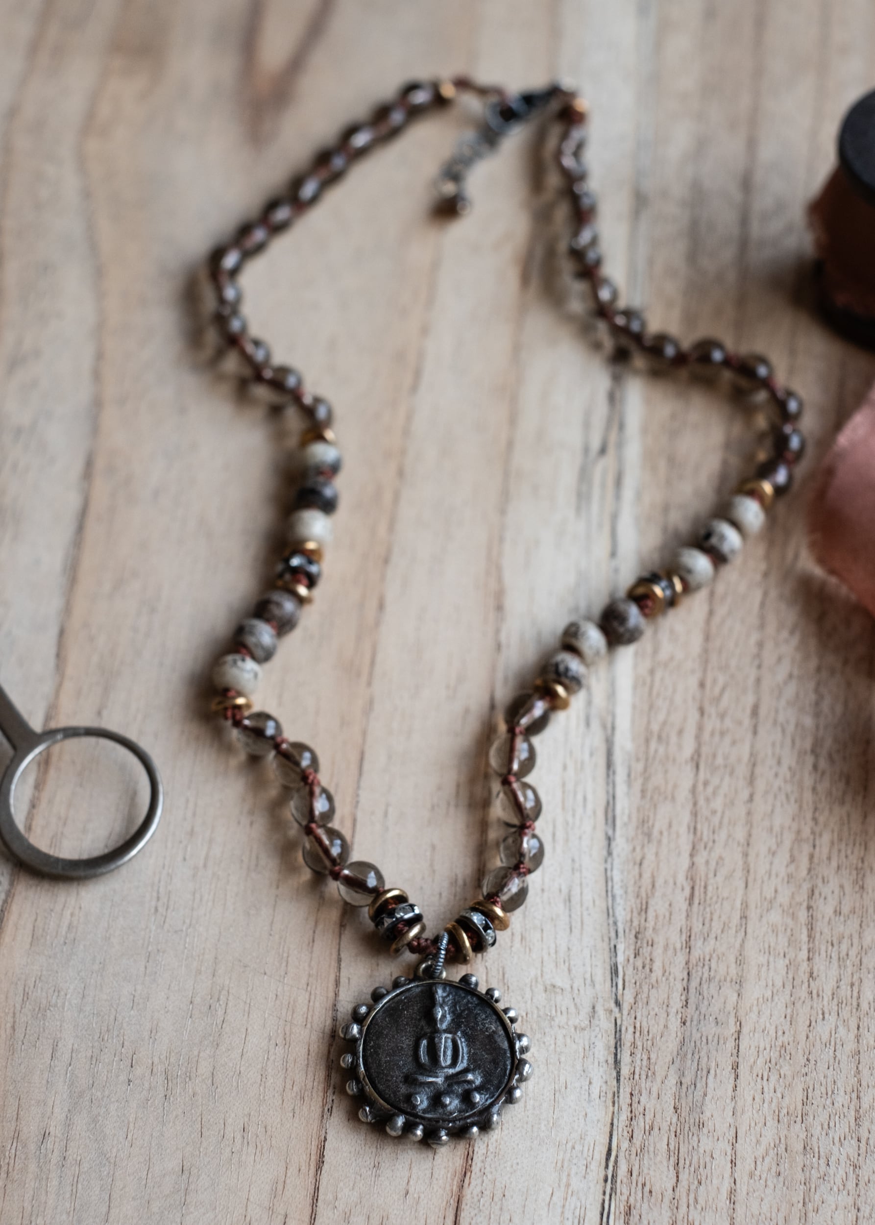 Buddha of Stillness Necklace by Atelier 363, photo b