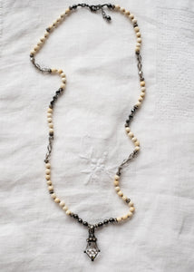 Faceted Crystal Drop Necklace by Atelier 363, photo c