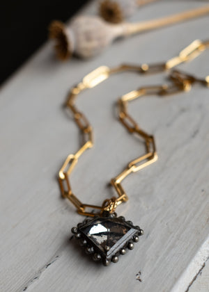 Antique Mirror Diamond Necklace by Atelier 363, photo d