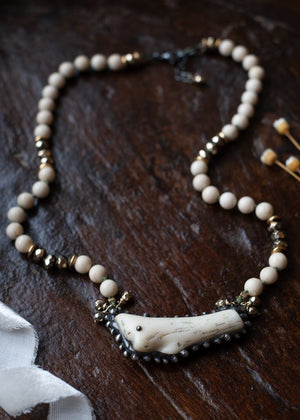 Coral Branch Fossil Necklace by Atelier 363, photo d
