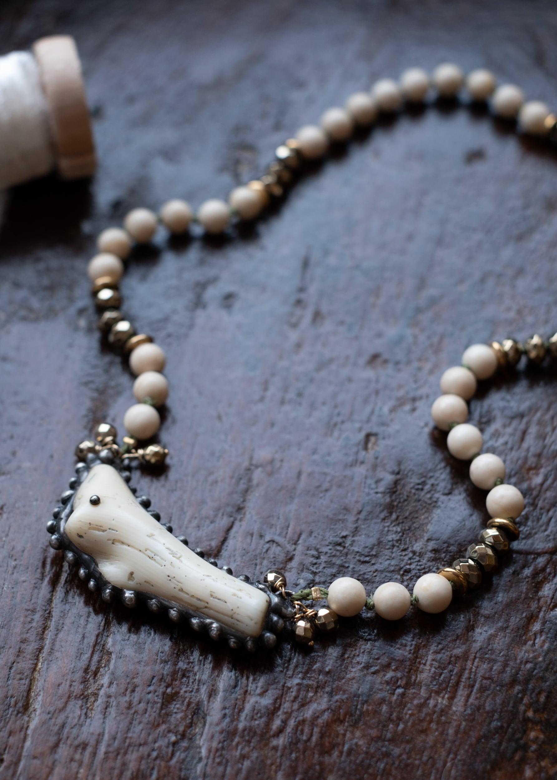 Coral Branch Fossil Necklace by Atelier 363, photo e