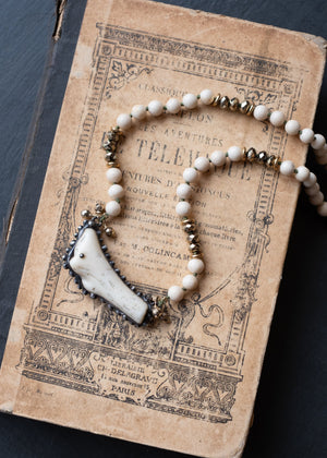 Coral Branch Fossil Necklace by Atelier 363, photo a