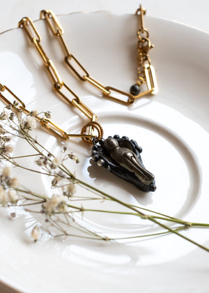 Pyrite Guardian Angel Necklace by Atelier 363, photo b