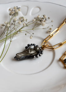 Pyrite Guardian Angel Necklace by Atelier 363, photo d