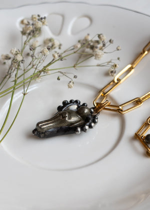Pyrite Guardian Angel Necklace by Atelier 363, photo d