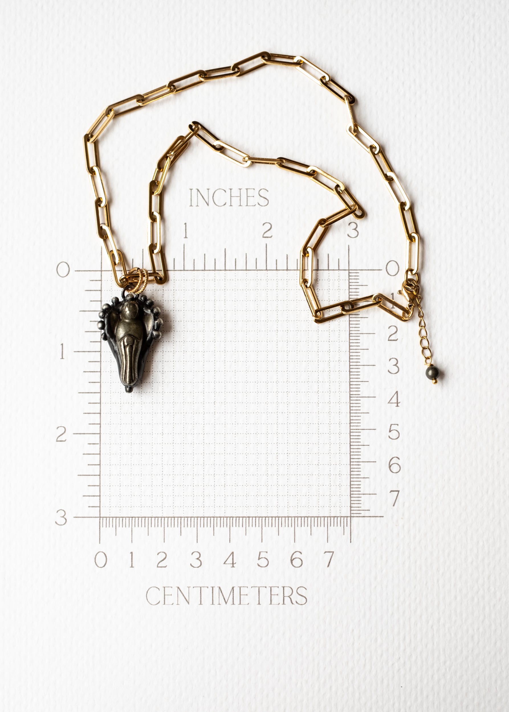 Pyrite Guardian Angel Necklace by Atelier 363, photo g