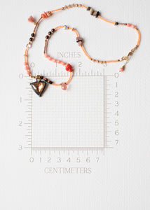 Sunset Shield Crystal Necklace by Atelier 363, photo e
