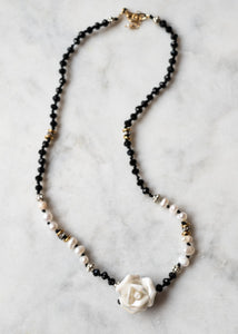 Ivory Rose Choker Necklace by Atelier 363, photo c