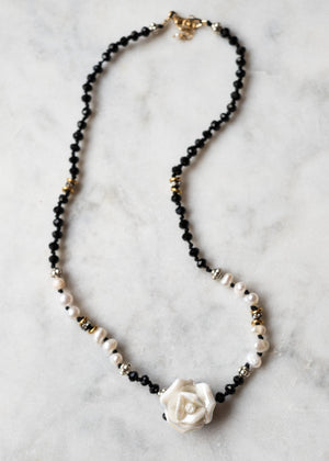 Ivory Rose Choker Necklace by Atelier 363, photo c