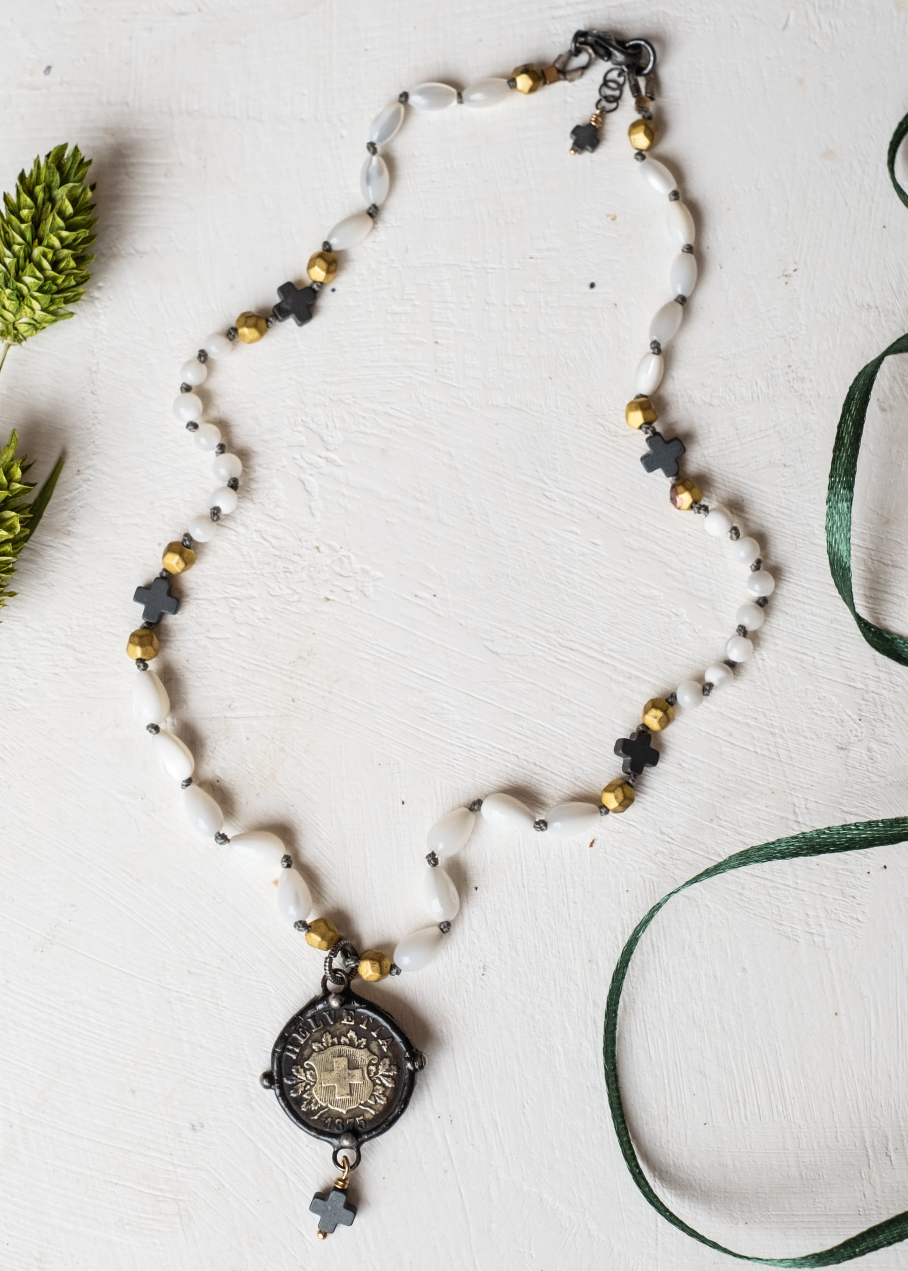 Ancient Cross Necklace by Atelier 363, photo b