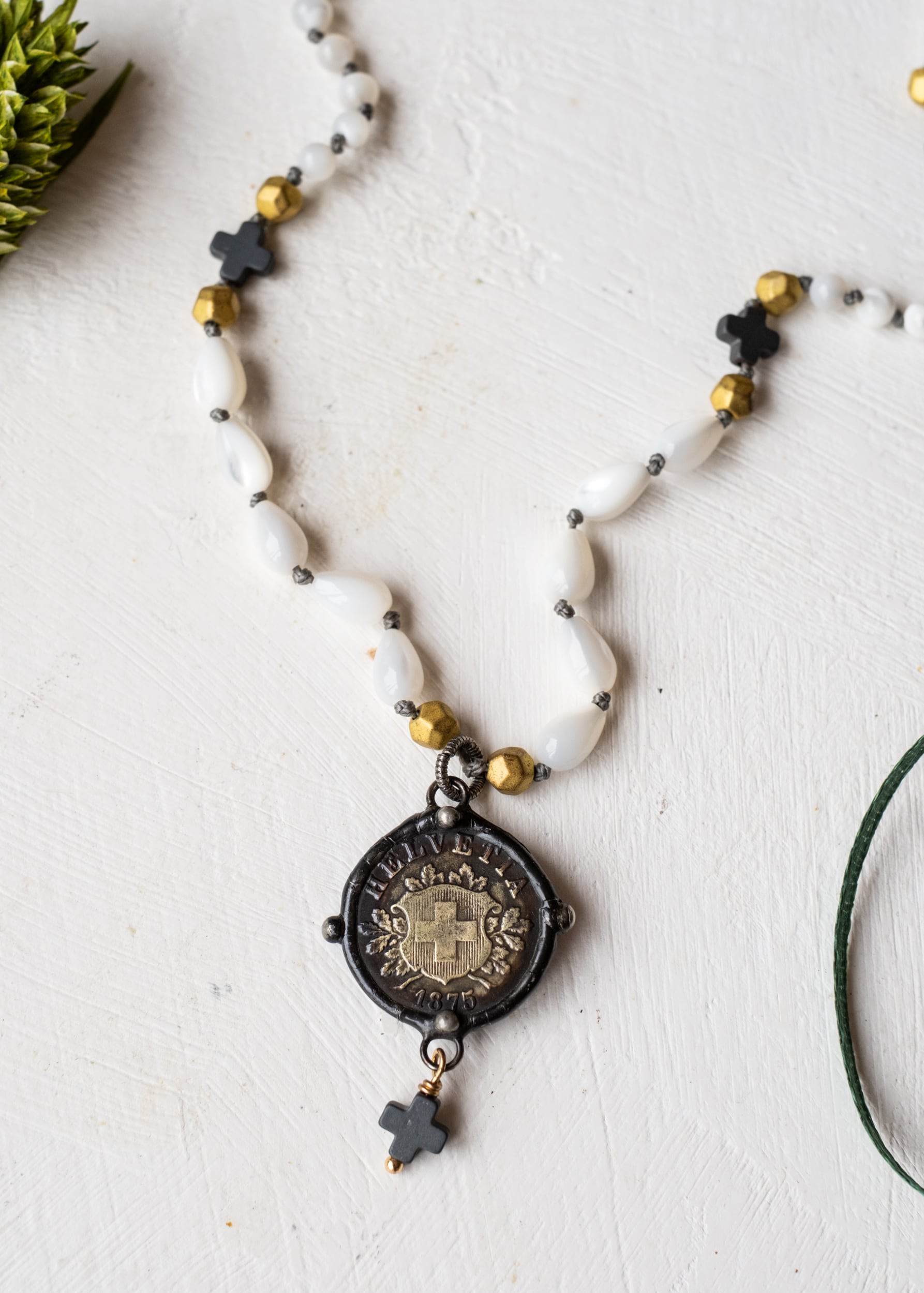 Ancient Cross Necklace by Atelier 363, photo c