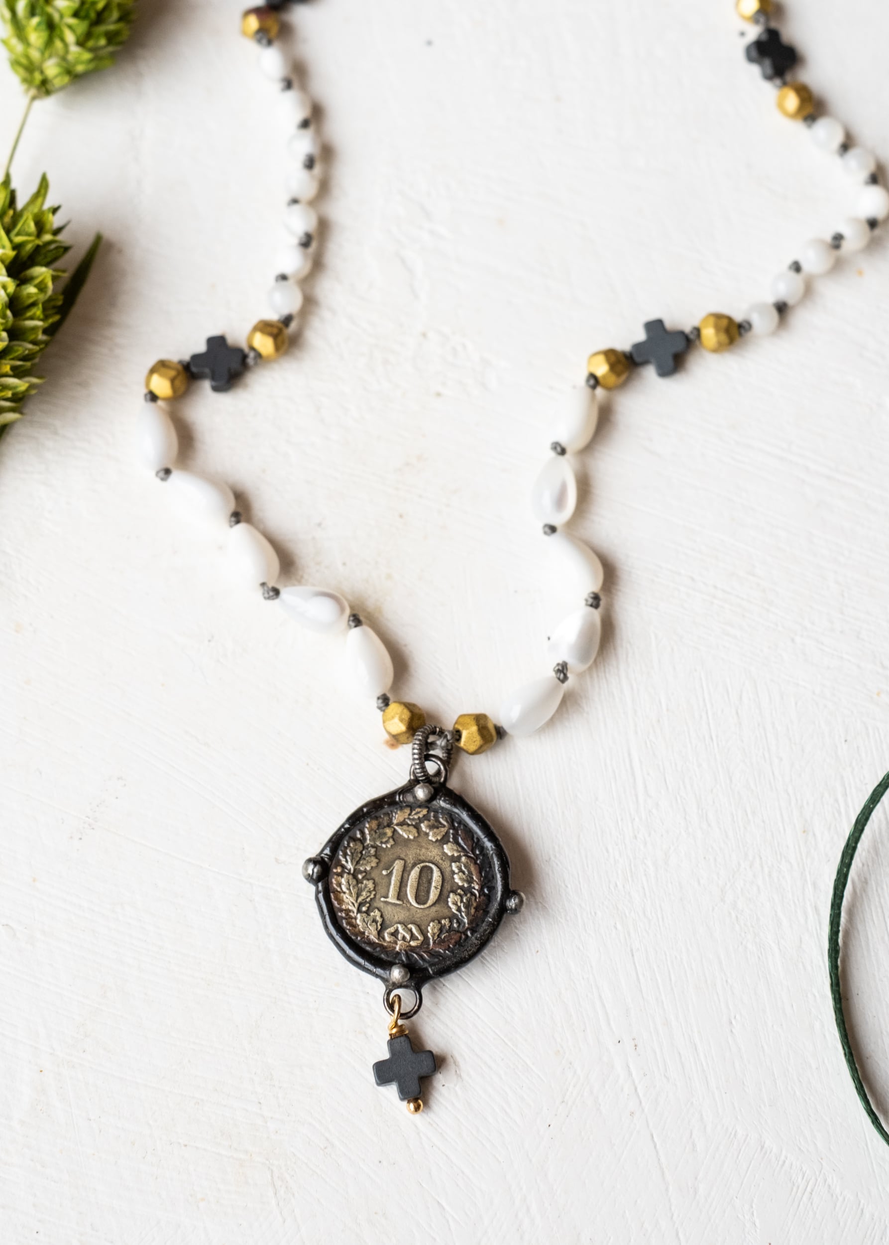 Ancient Cross Necklace by Atelier 363, photo d