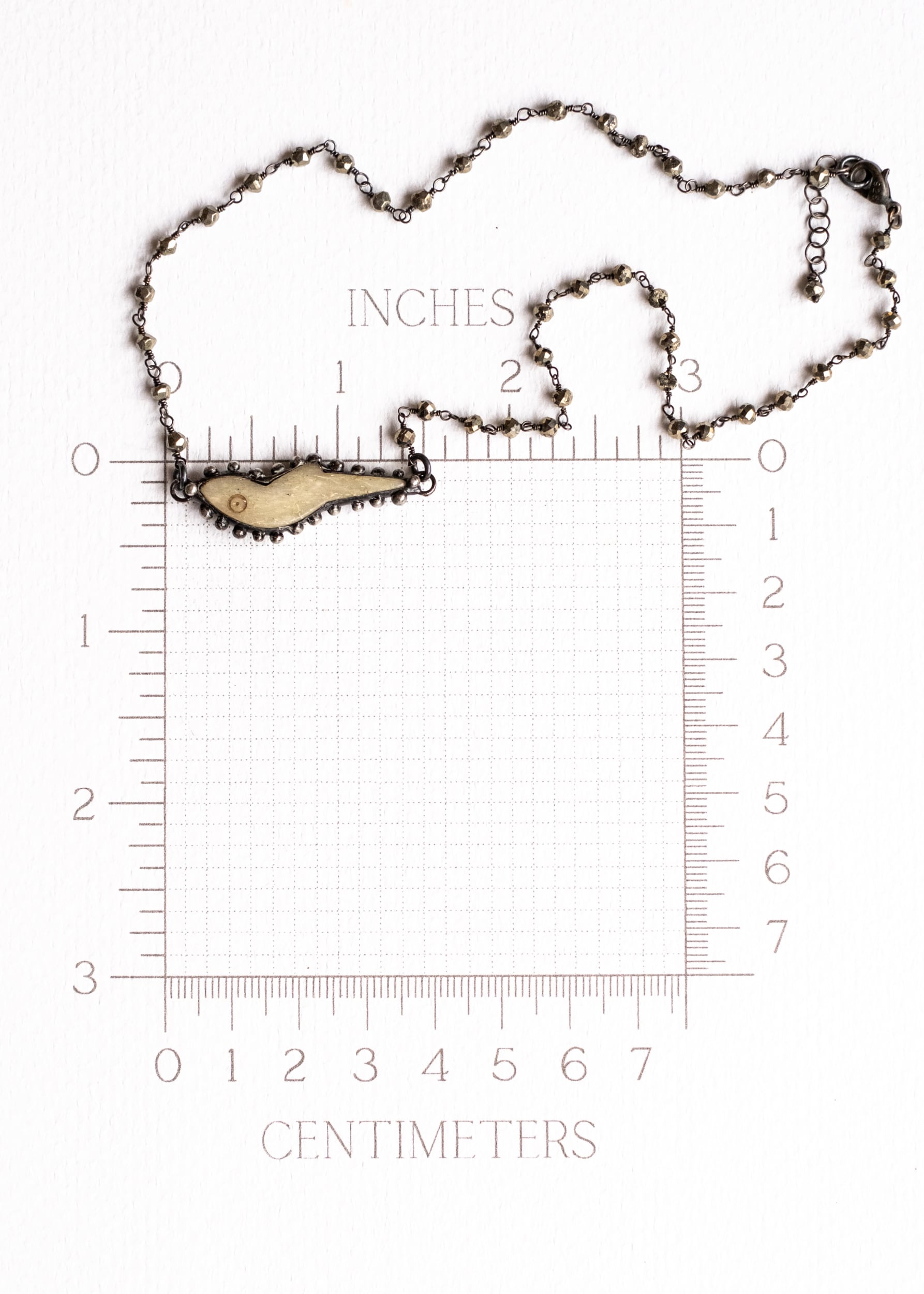 Bone Bird Amulet Necklace by Atelier 363, photo d