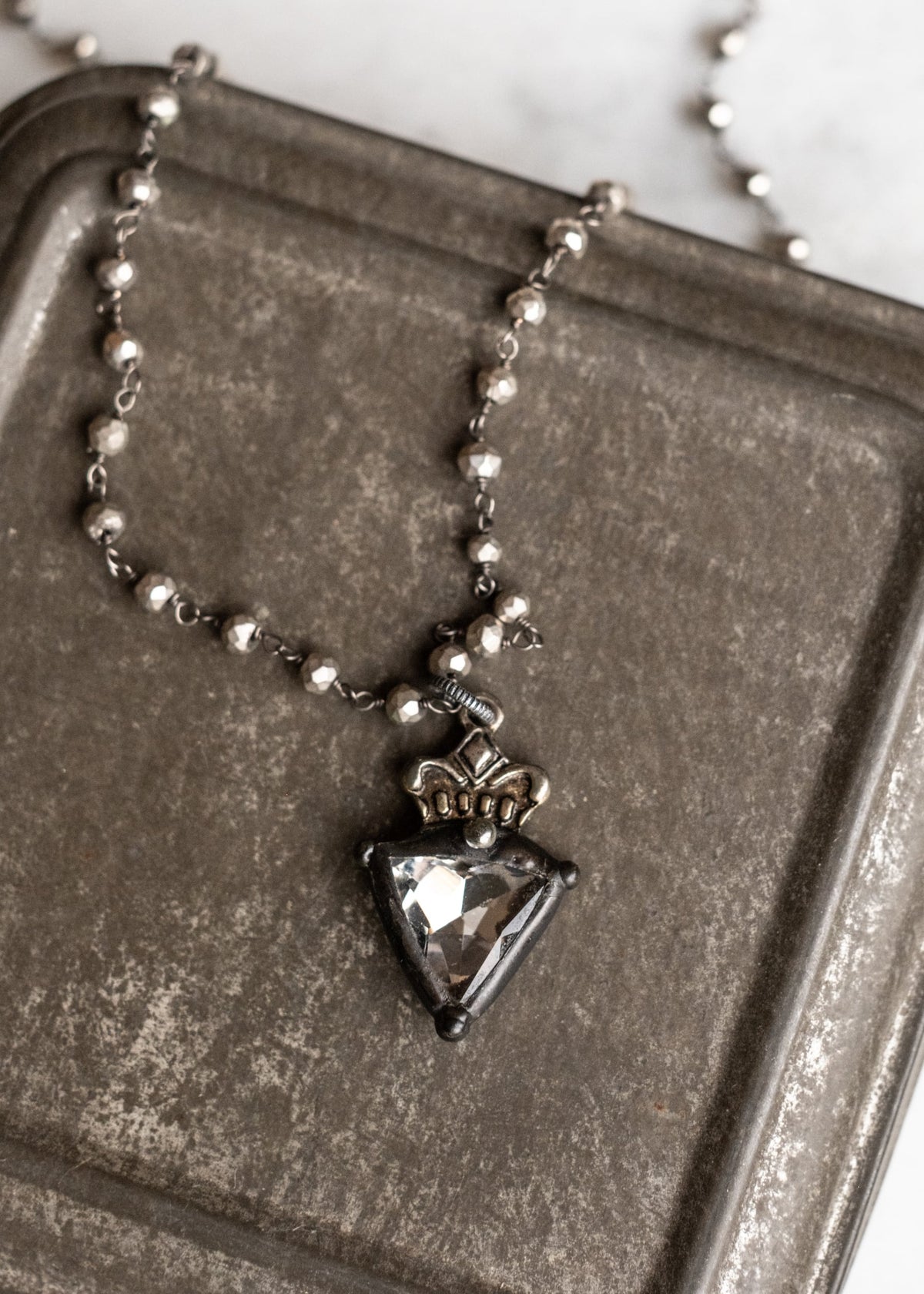 Crystal Shield Necklace by Atelier 363, photo a