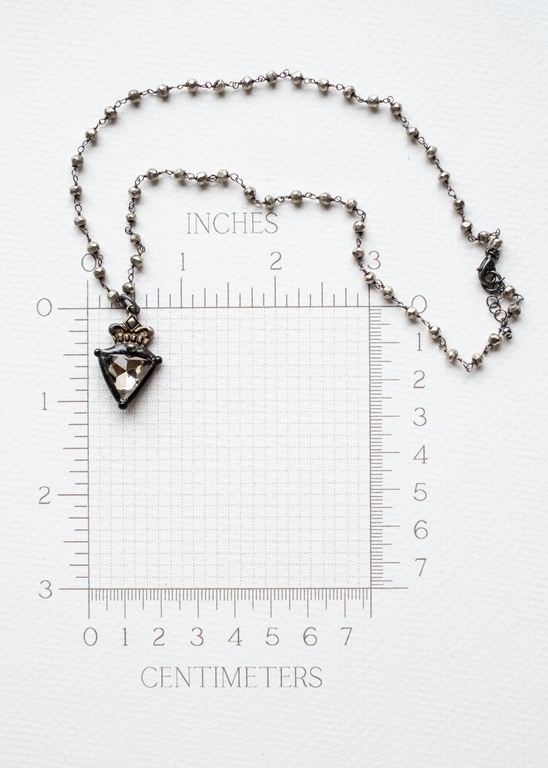 Crystal Shield Necklace by Atelier 363, photo e