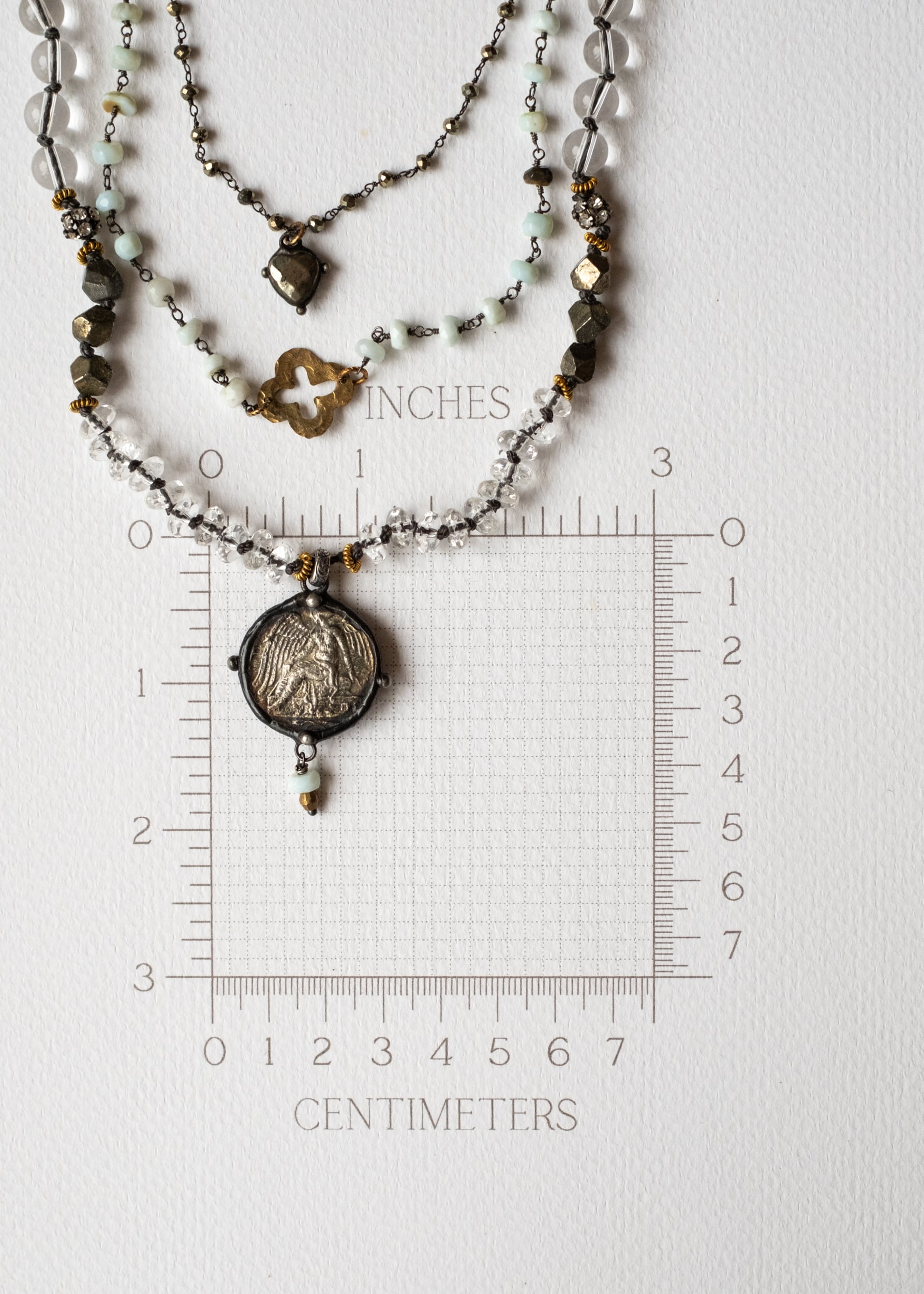 Angel and Dragon Talisman Necklace by Atelier 363, photo d