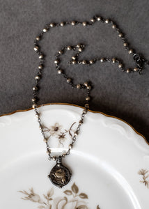 Pegasus and Urn Coin Necklace by Atelier 363, photo b