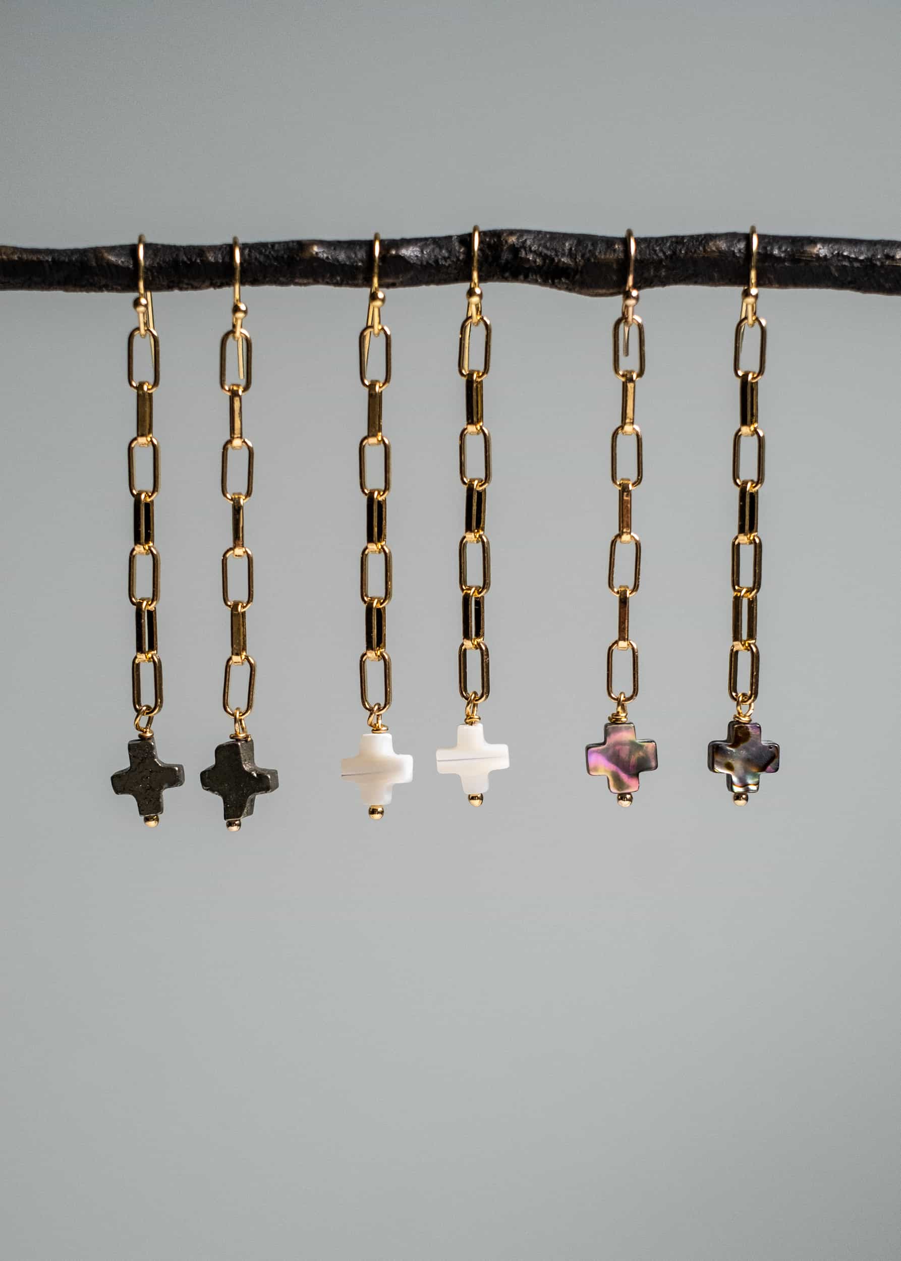 Petite Cross Earrings by Atelier 363, photo f