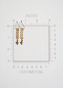Modern Gold & Pearl Earrings by Atelier 363, photo f