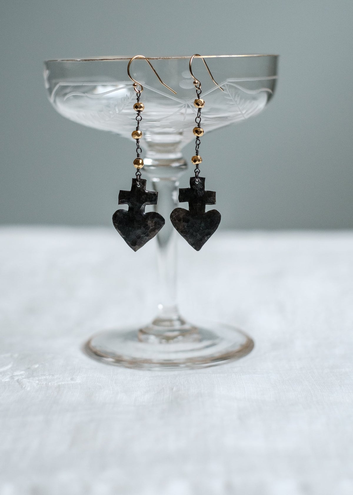 Burning Heart Earrings by Atelier 363, photo a