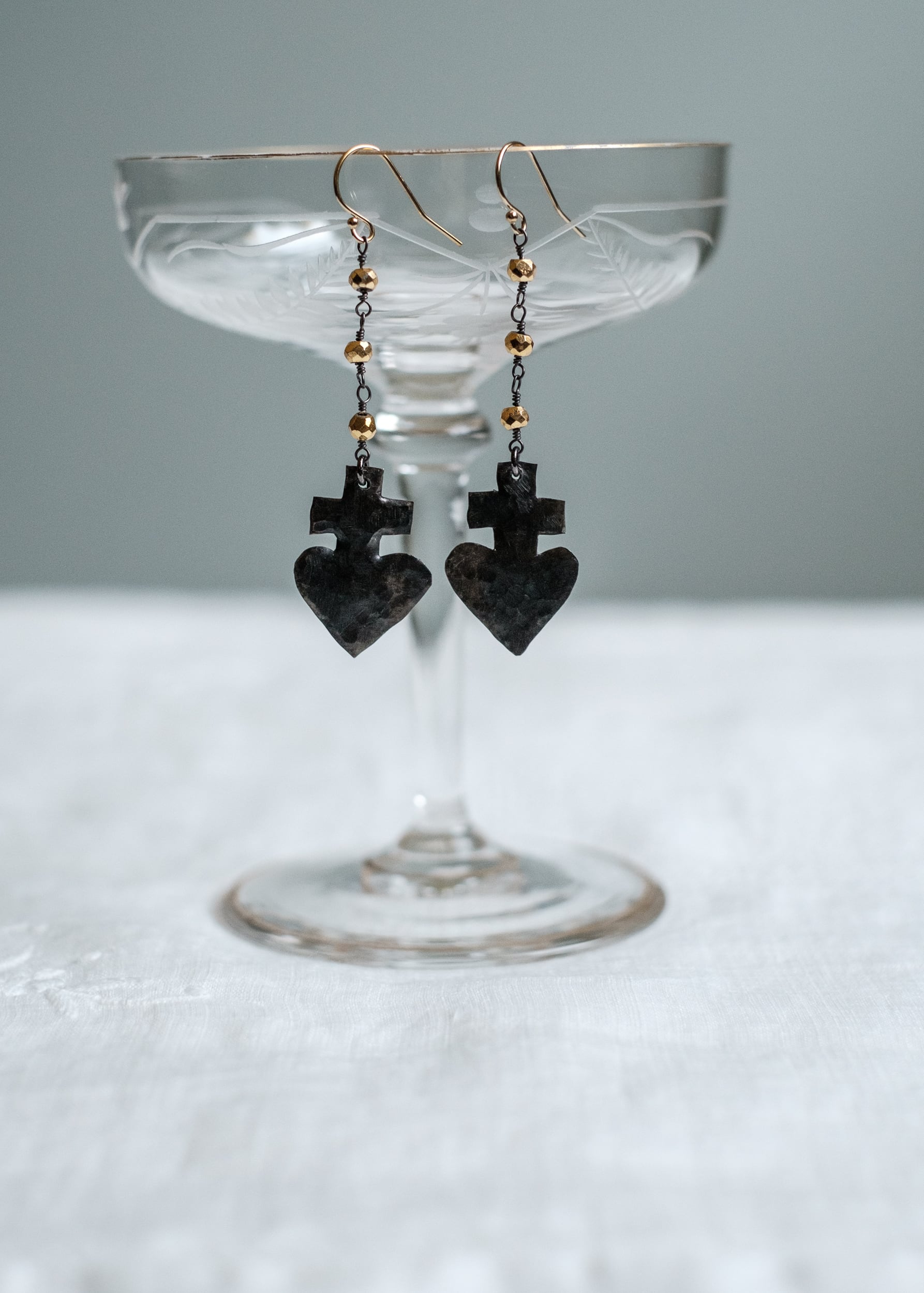 Burning Heart Earrings by Atelier 363, photo a