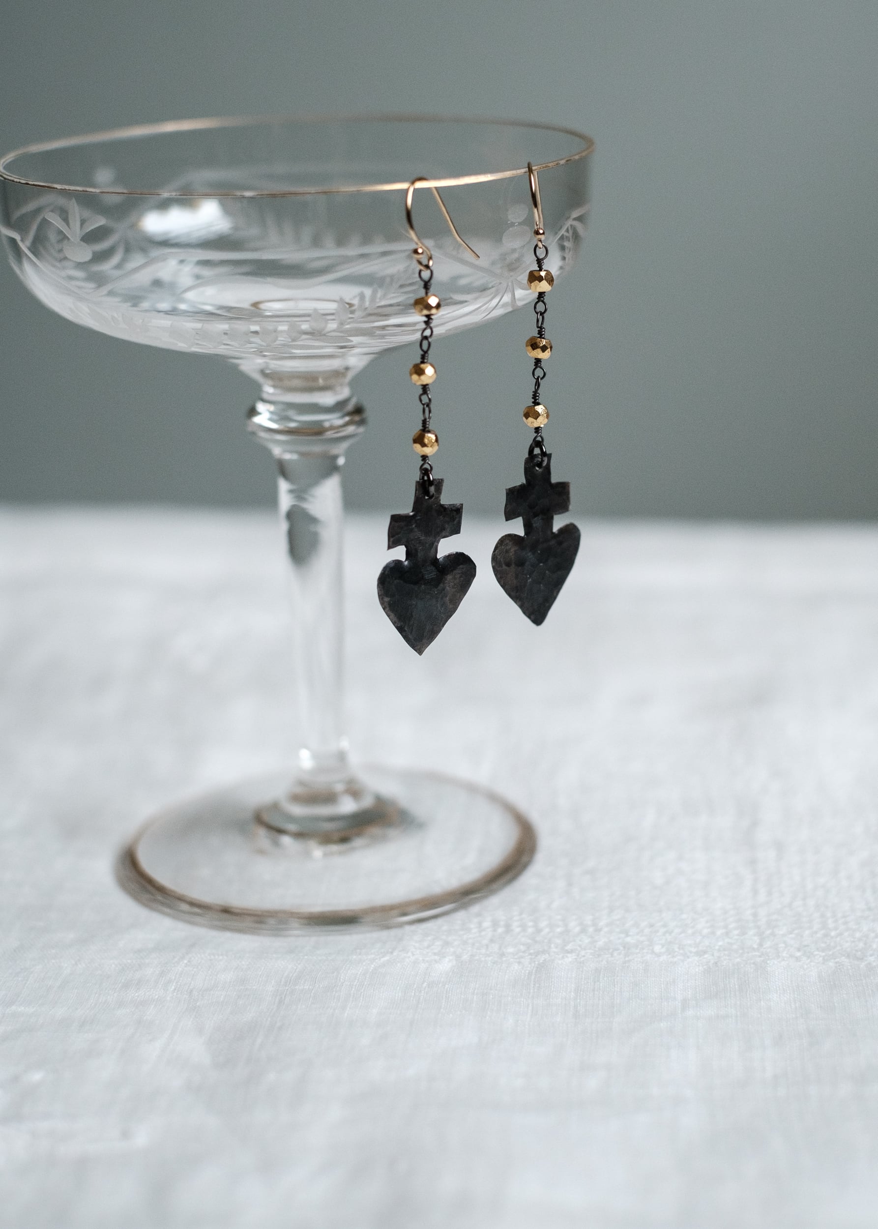 Burning Heart Earrings by Atelier 363, photo b