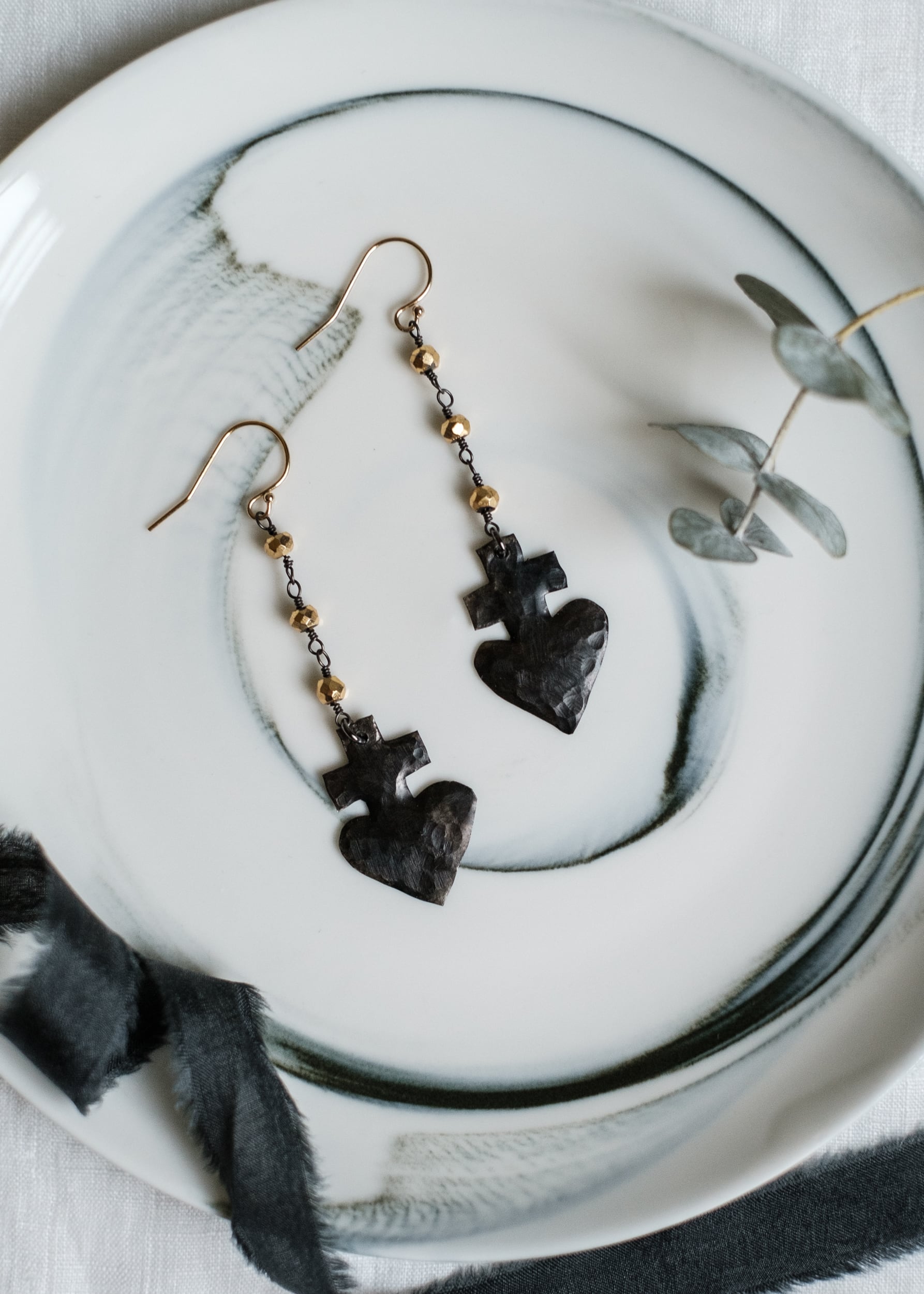 Burning Heart Earrings by Atelier 363, photo d
