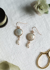 Pearl Coin Earrings by Atelier 363, photo b