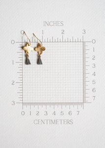 Gold Clover Tassel Earrings by Atelier 363, photo h