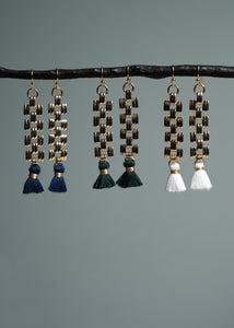 Gold Chain Tassel Earrings by Atelier 363, photo d