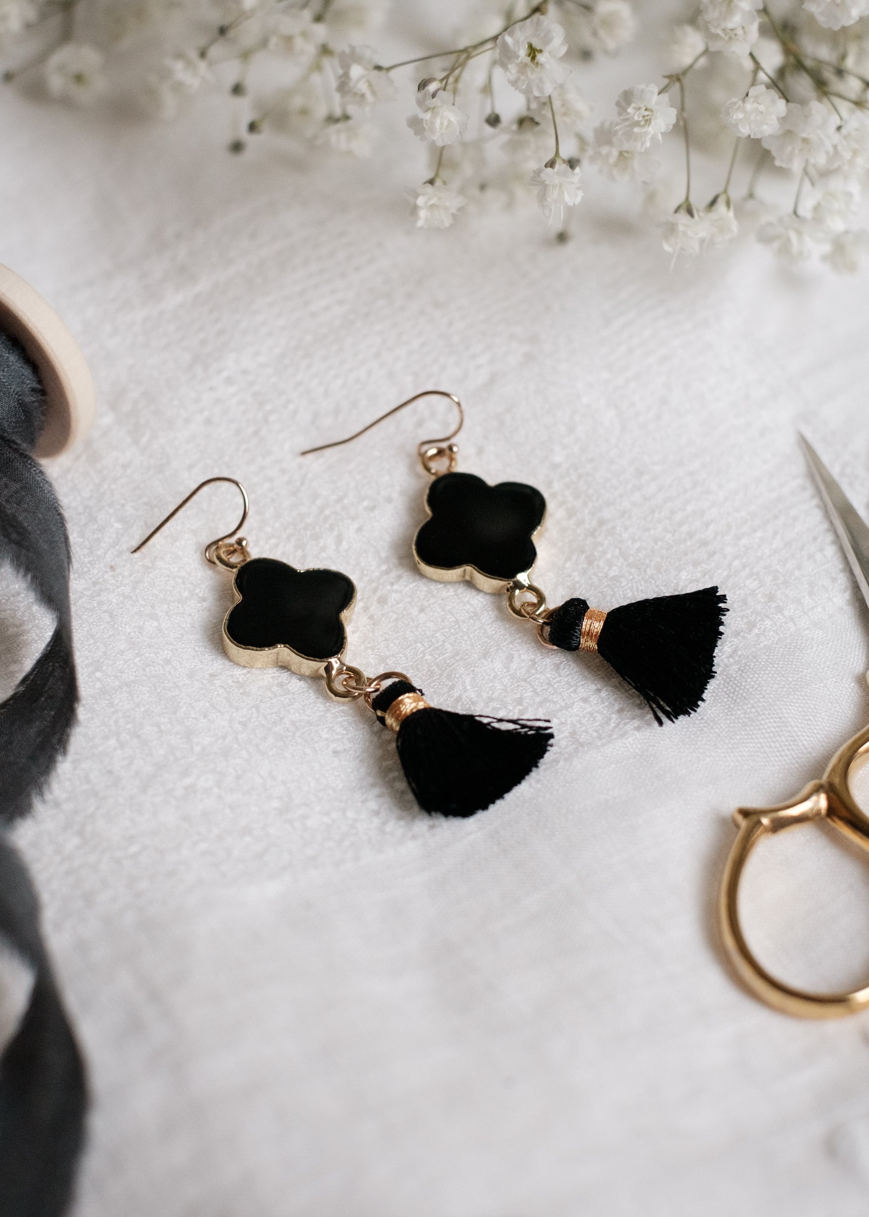 Night Clover Earrings by Atelier 363, photo c