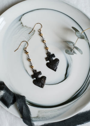 Burning Heart Earrings