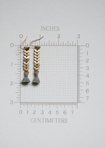 Fishbone Chain Tassel Earrings by Atelier 363, photo i