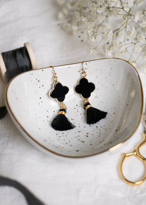 Night Clover Earrings