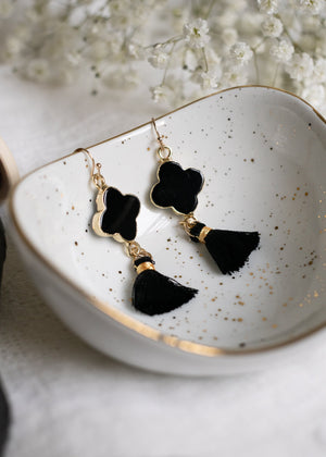 Night Clover Earrings