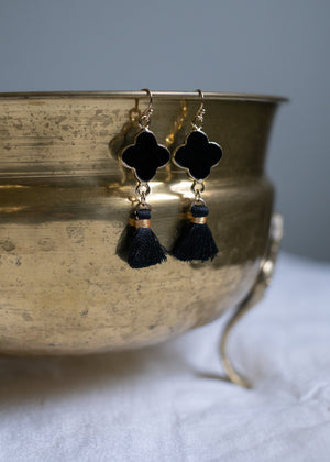 Night Clover Earrings