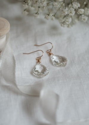 Ice Leaf Earrings