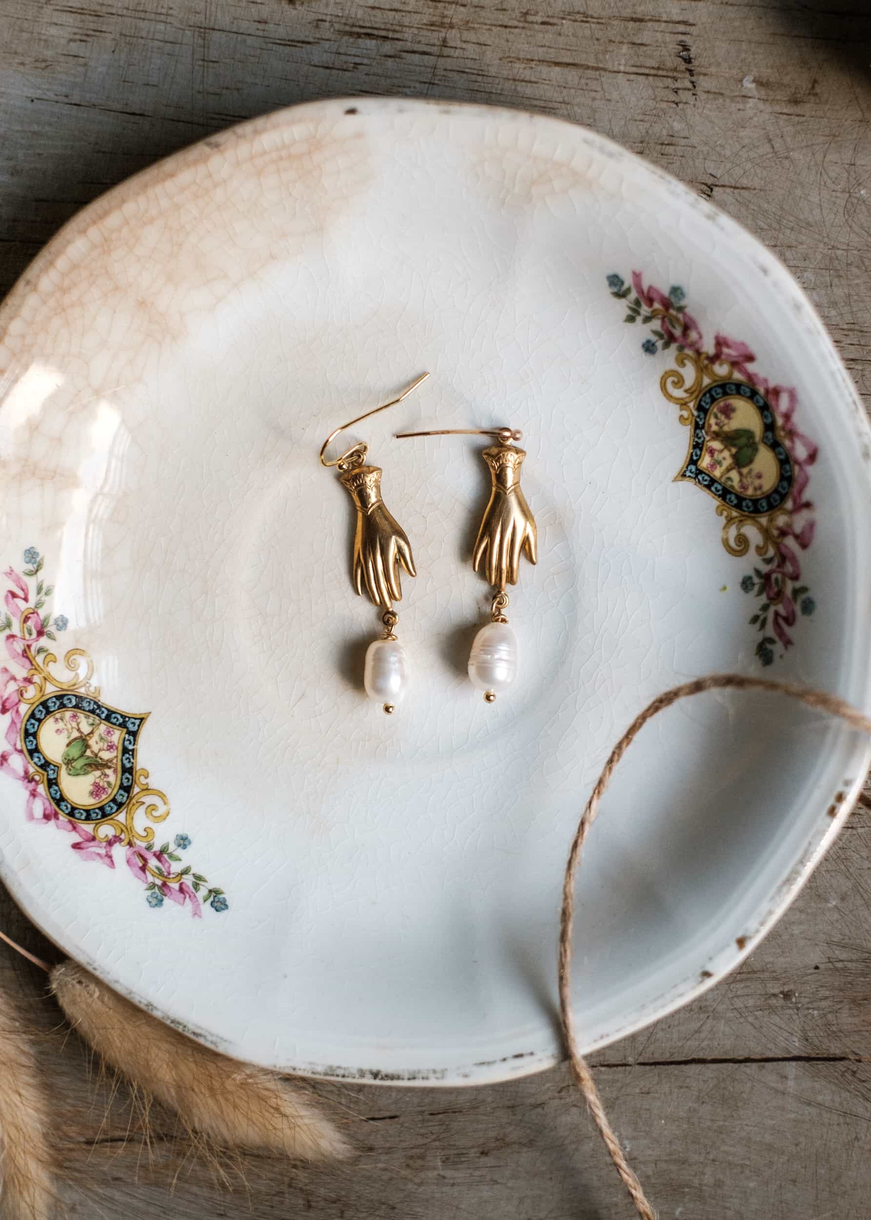 Hand of Gold Earrings