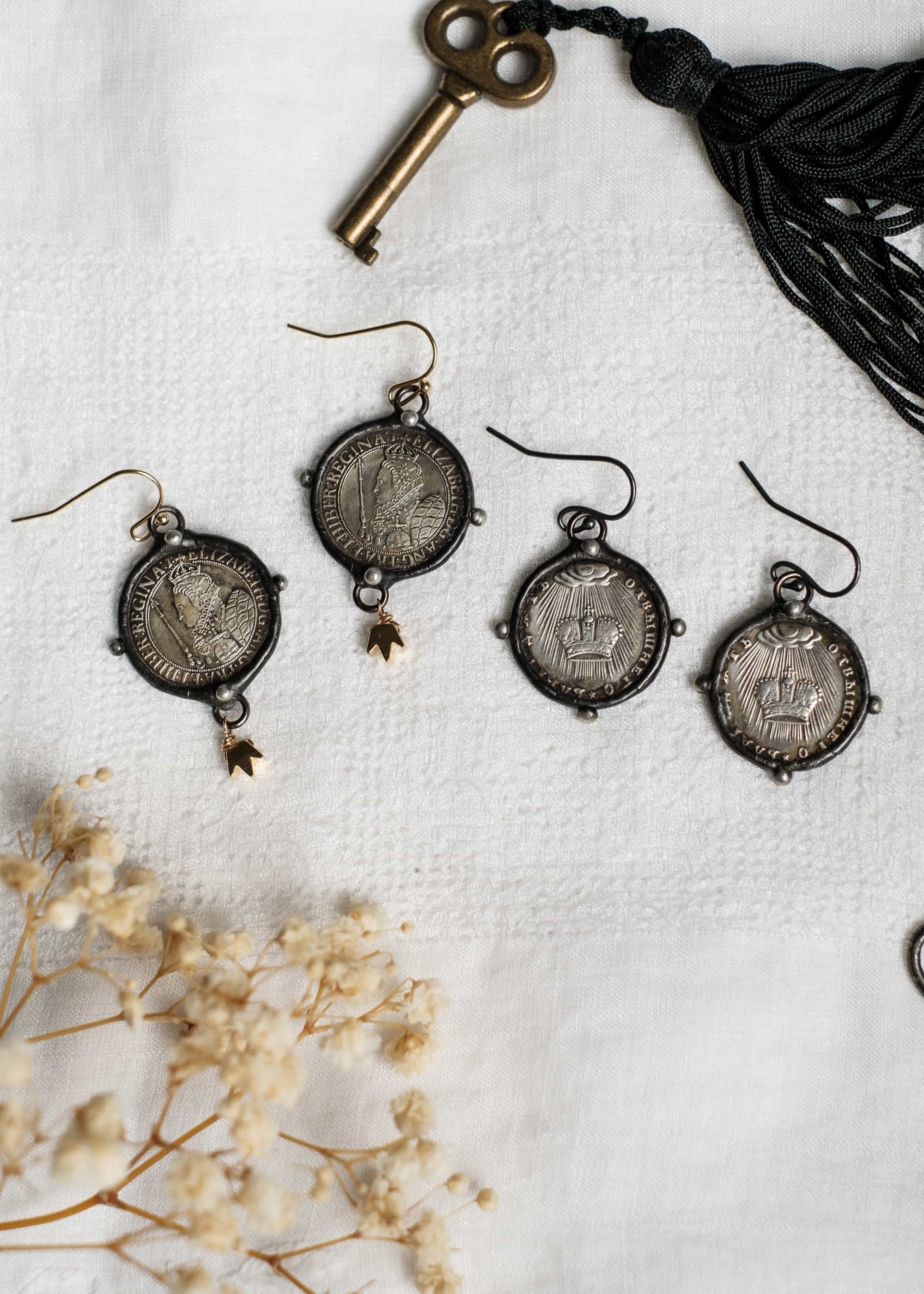 Royalty Coin Earrings