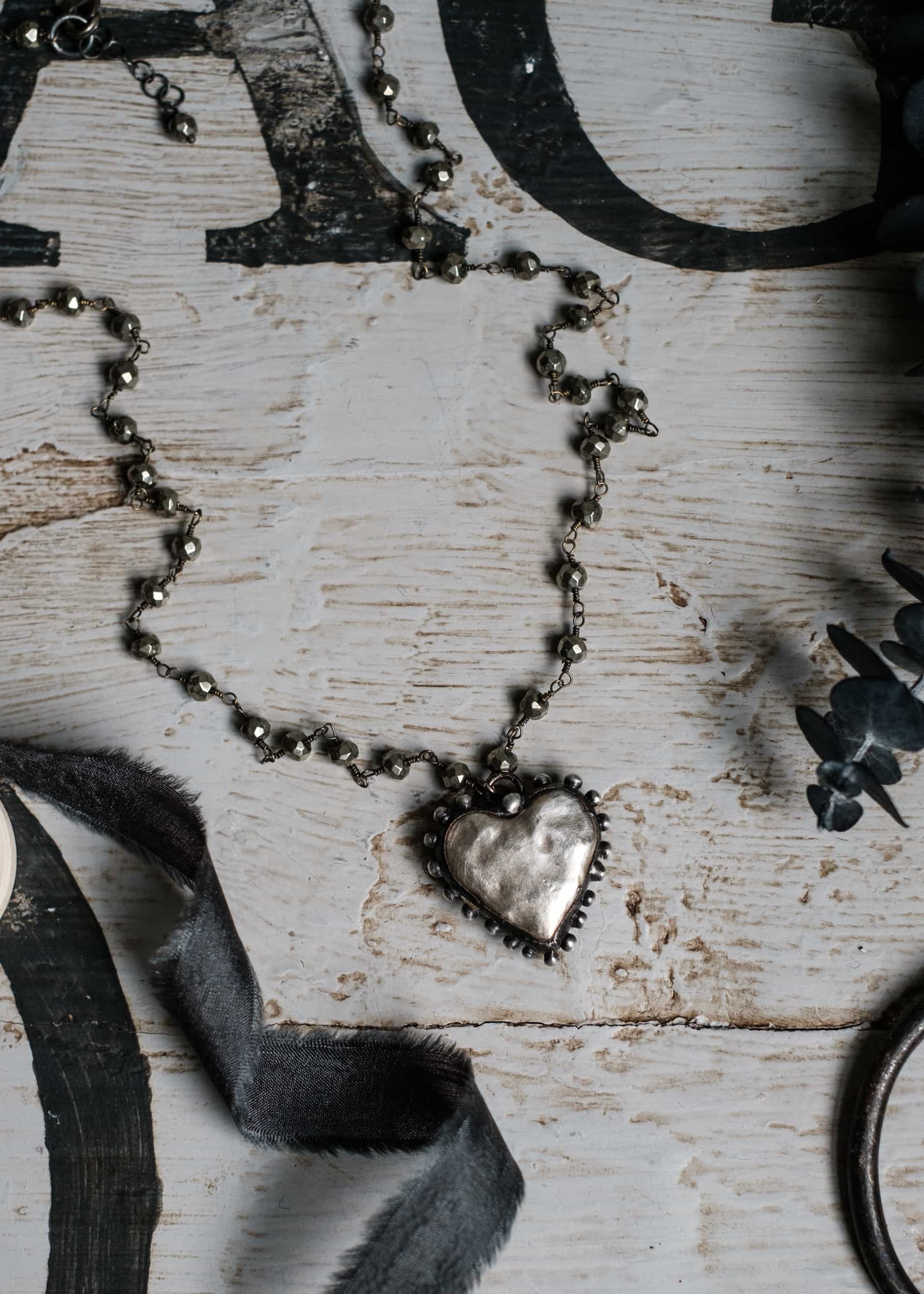 Metal Heart Necklace