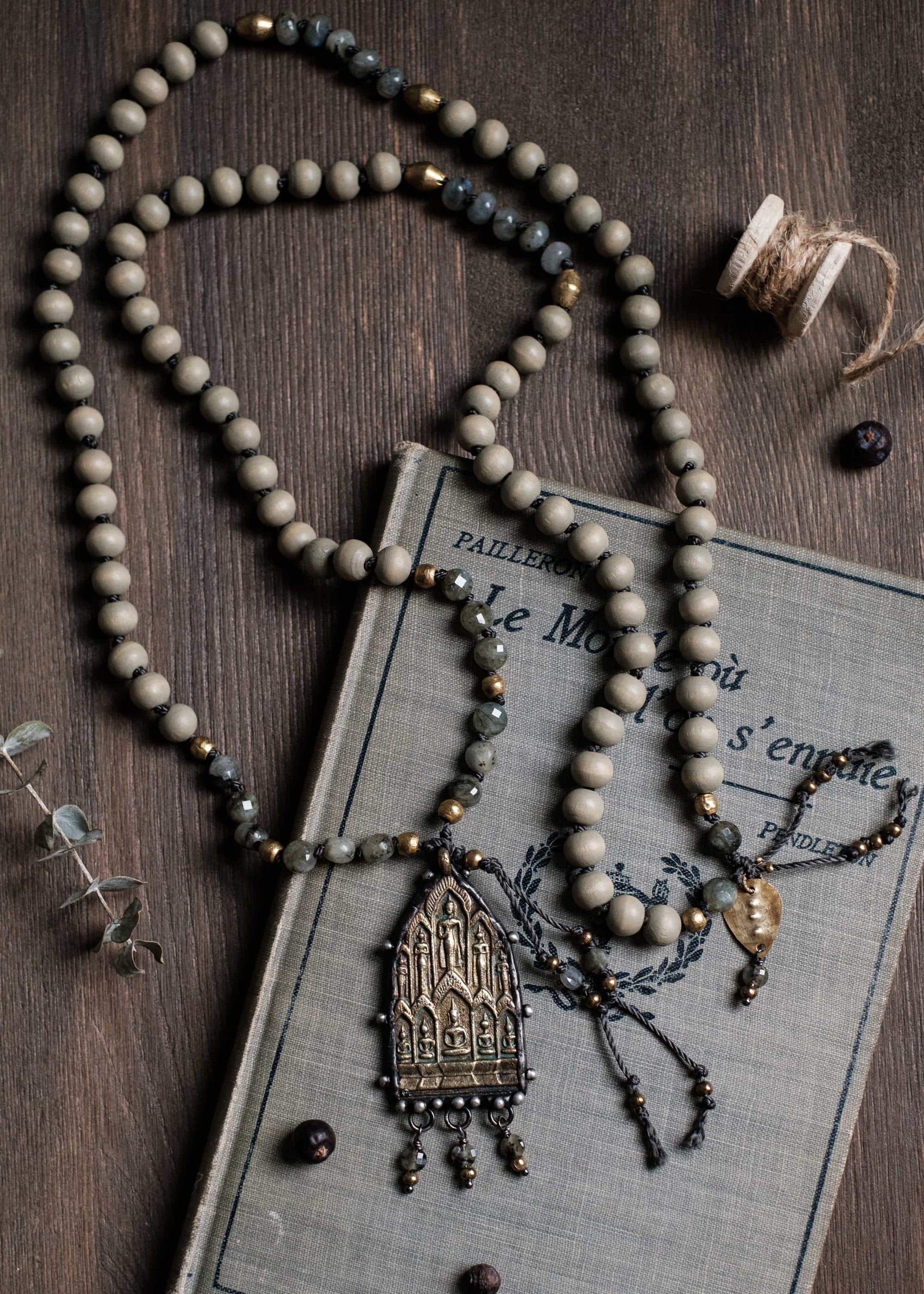 Sacred Temple Mala Necklace by Atelier 363, photo b