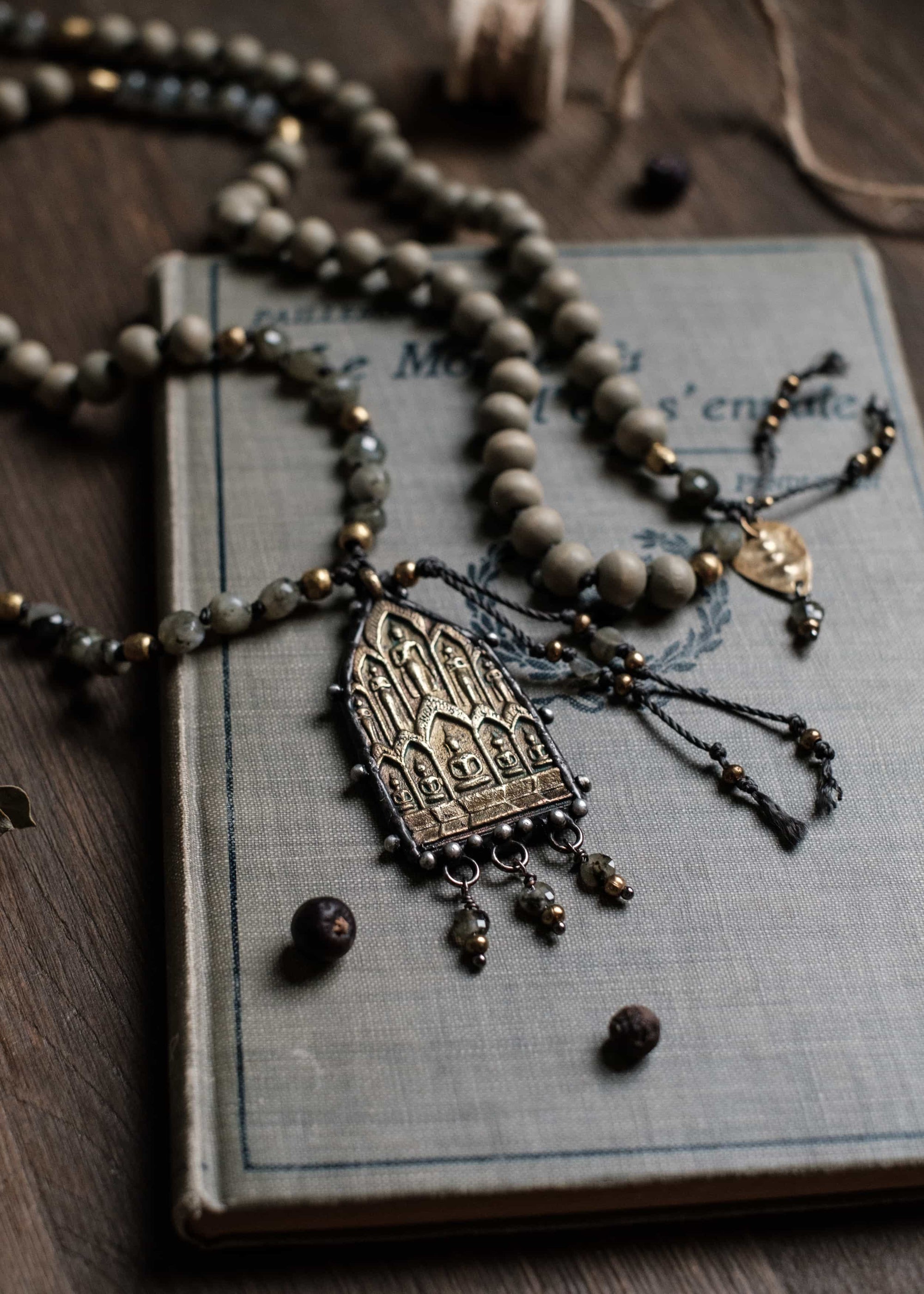 Sacred Temple Mala Necklace by Atelier 363, photo c